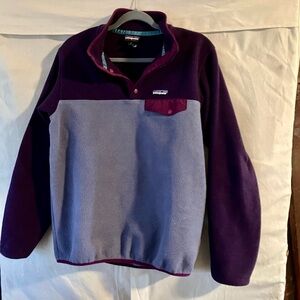 Patagonia Synchilla Snap Pullover Purple Colorblock W’s M